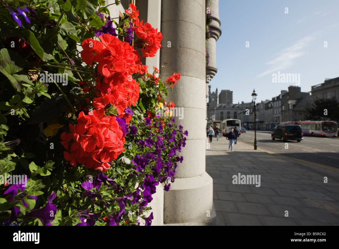 Flower days in Aberdeen UK Stock Photo Alamy