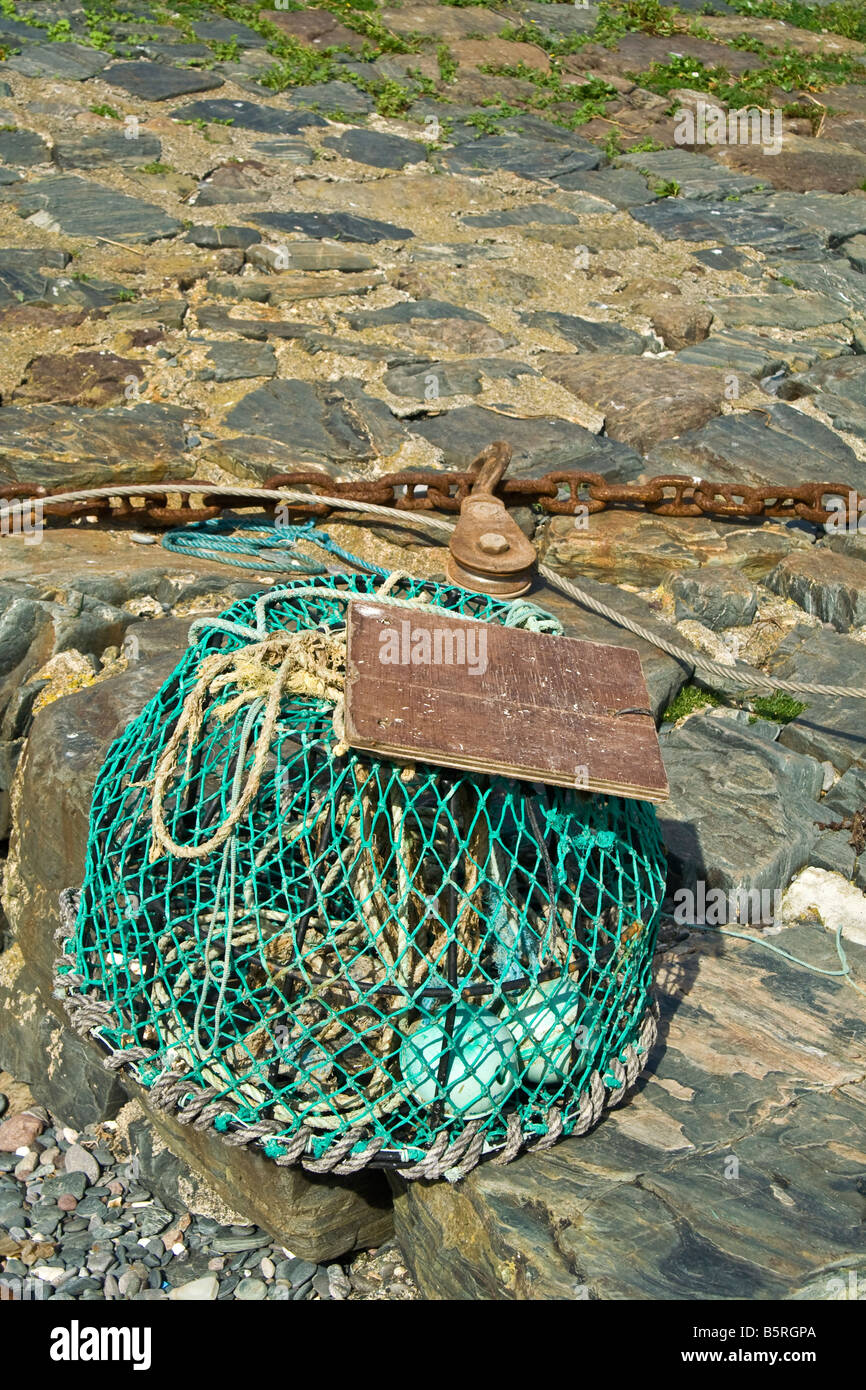 A lobster pot, UK Stock Photo Alamy