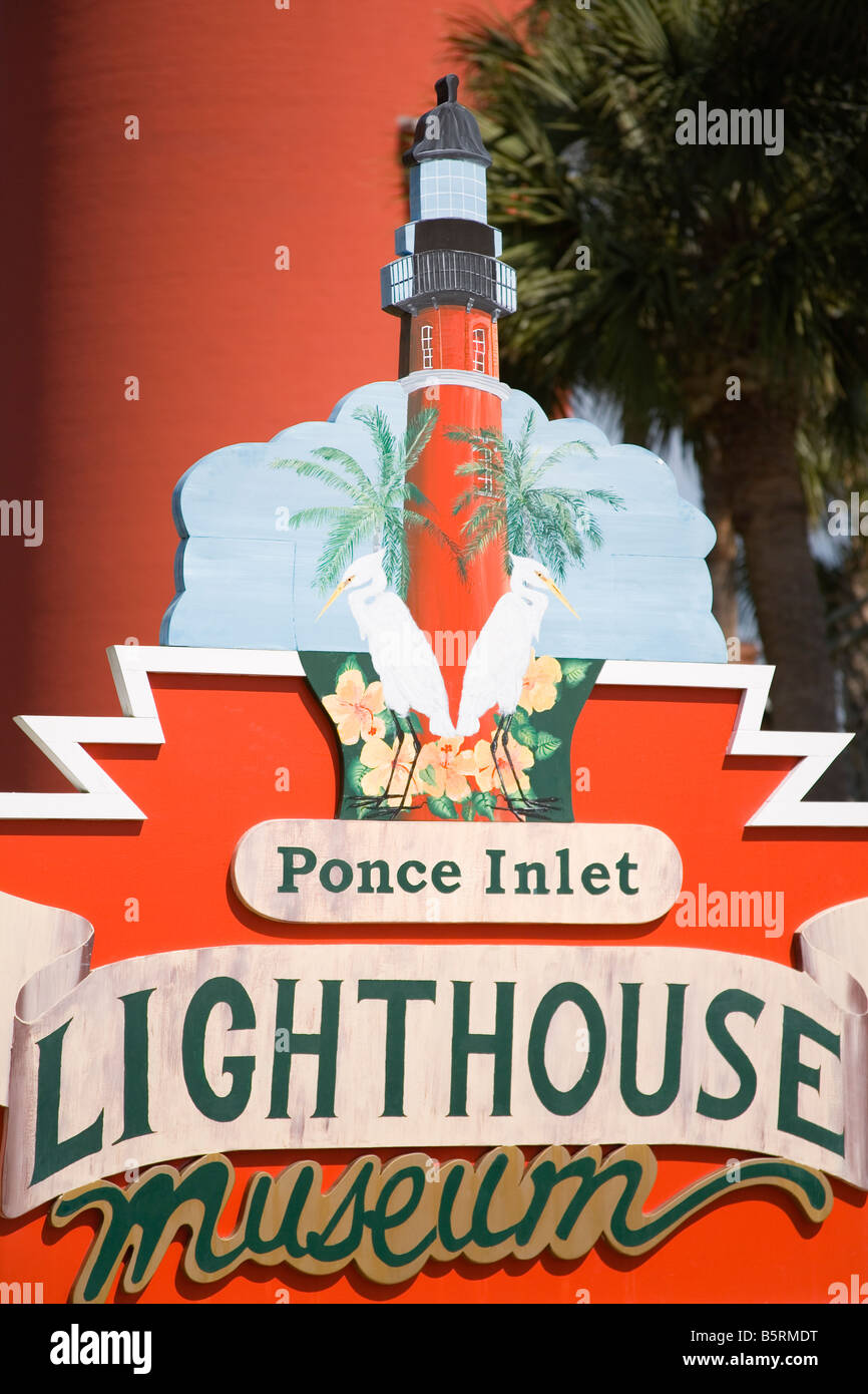 Ponce Inlet Lighthouse Daytona Beach Florida USA Stock Photo Alamy