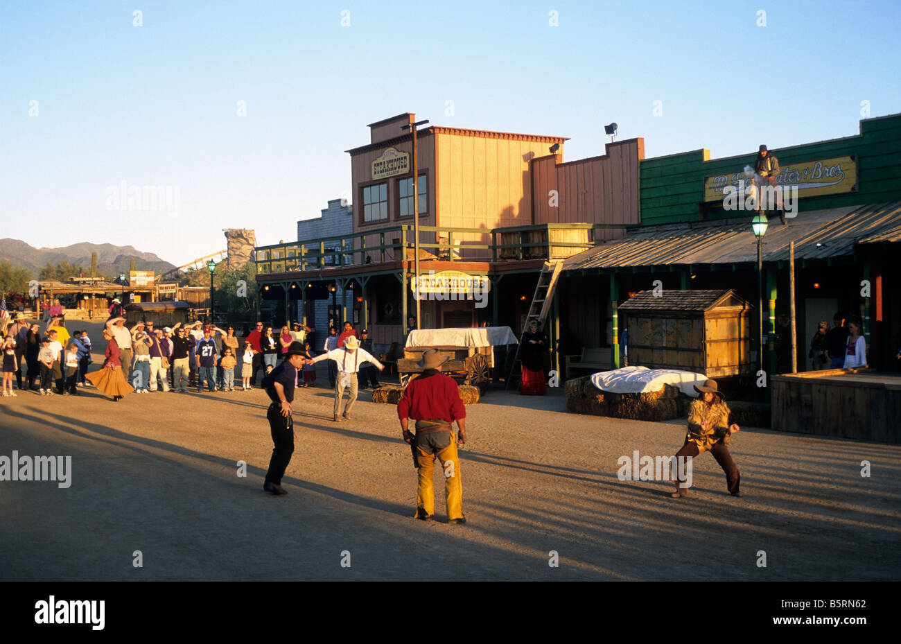 usa arizona chandler rawhide western town Stock Photo - Alamy
