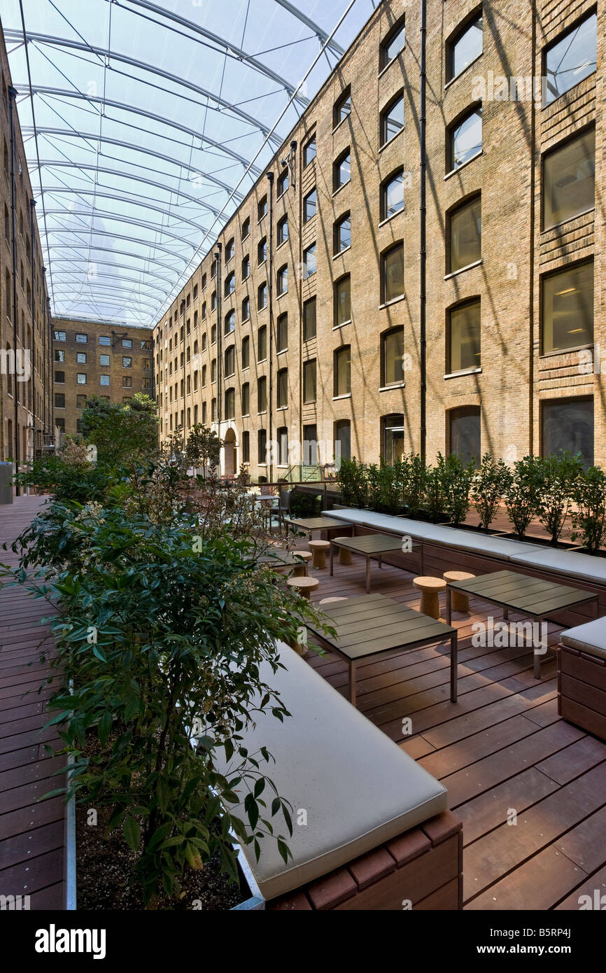 Devonshire Terrace Restaurant in the City of London Stock Photo