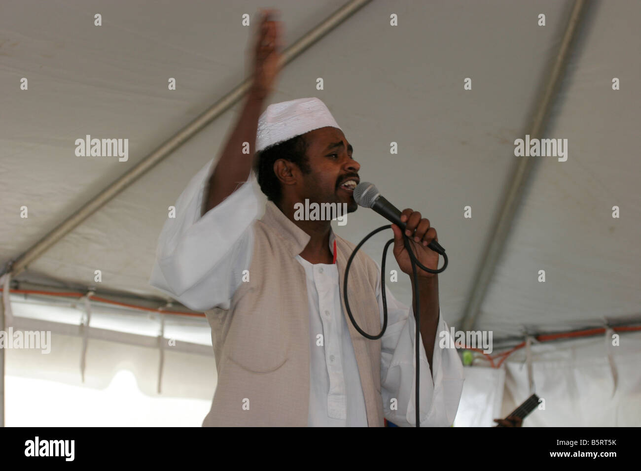 River Nile Band performing Sudanese and Ethiopian Popular Music Stock Photo