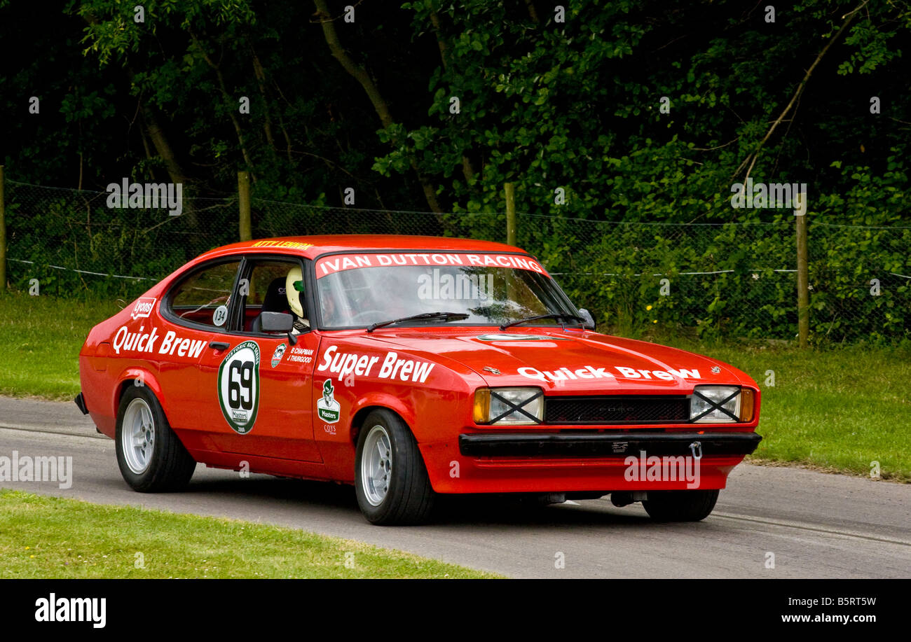 1974 Ford Capri Mk2 3.0 coupe at Goodwood Festival of Speed, Sussex, UK. Stock Photo