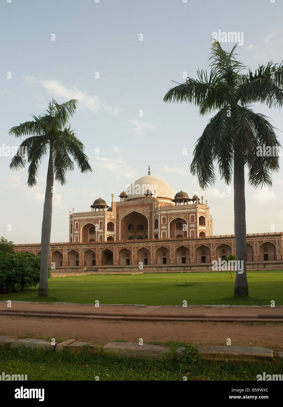Humayuns Tomb Delhi India Mausoleum of second Mughal Emperor built by his widow Jaji Begam Stock Photo