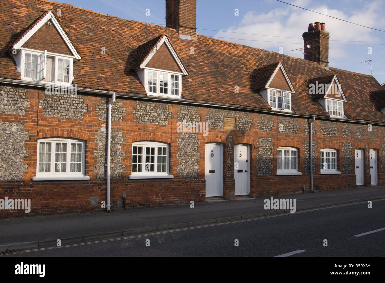 Alms Houses in Andover Hampshire Erected By John Pollen 1686. row of