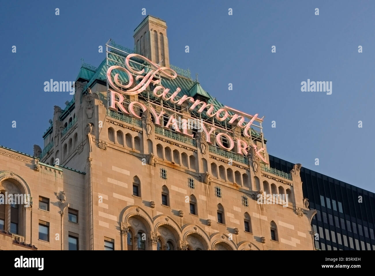 Fairmont Royal York Hotel downtown Toronto landmark Stock Photo Alamy