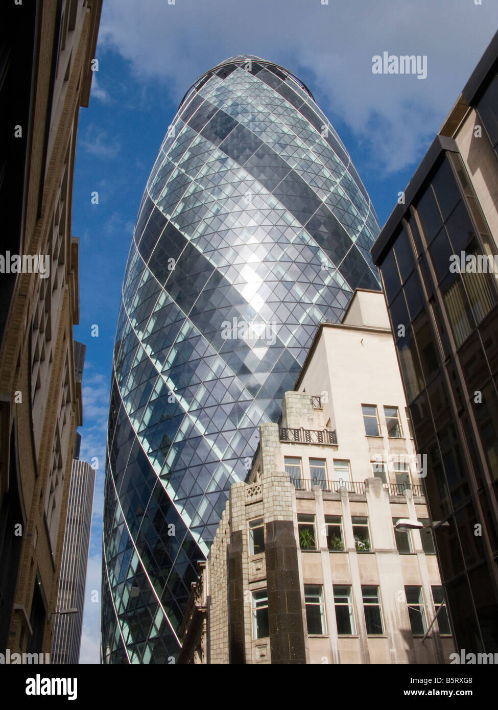 Gerkin UK London The Gerkin Swiss Re Building Stock Photo - Alamy