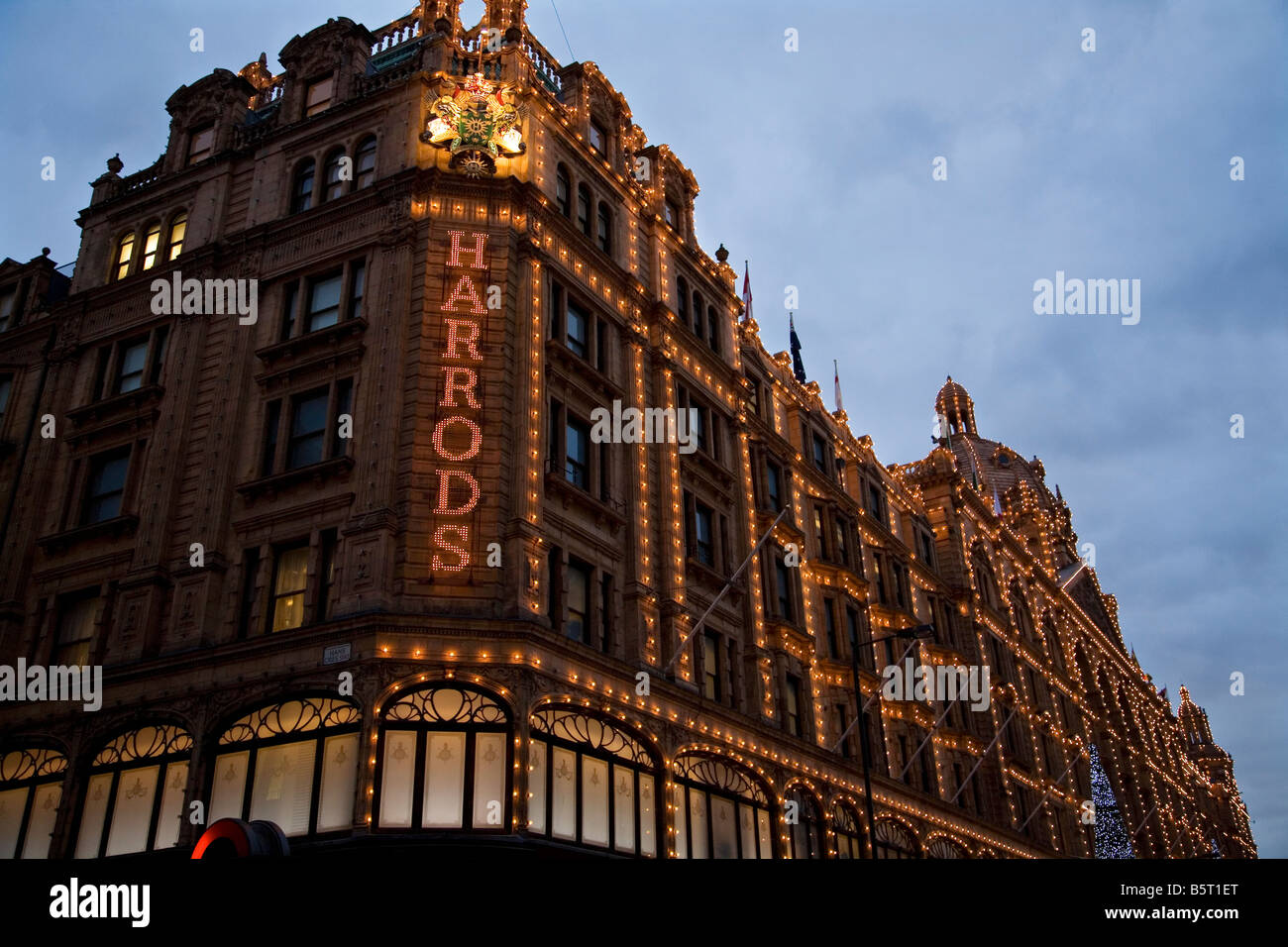 Harrods department store Knightsbridge London Stock Photo Alamy