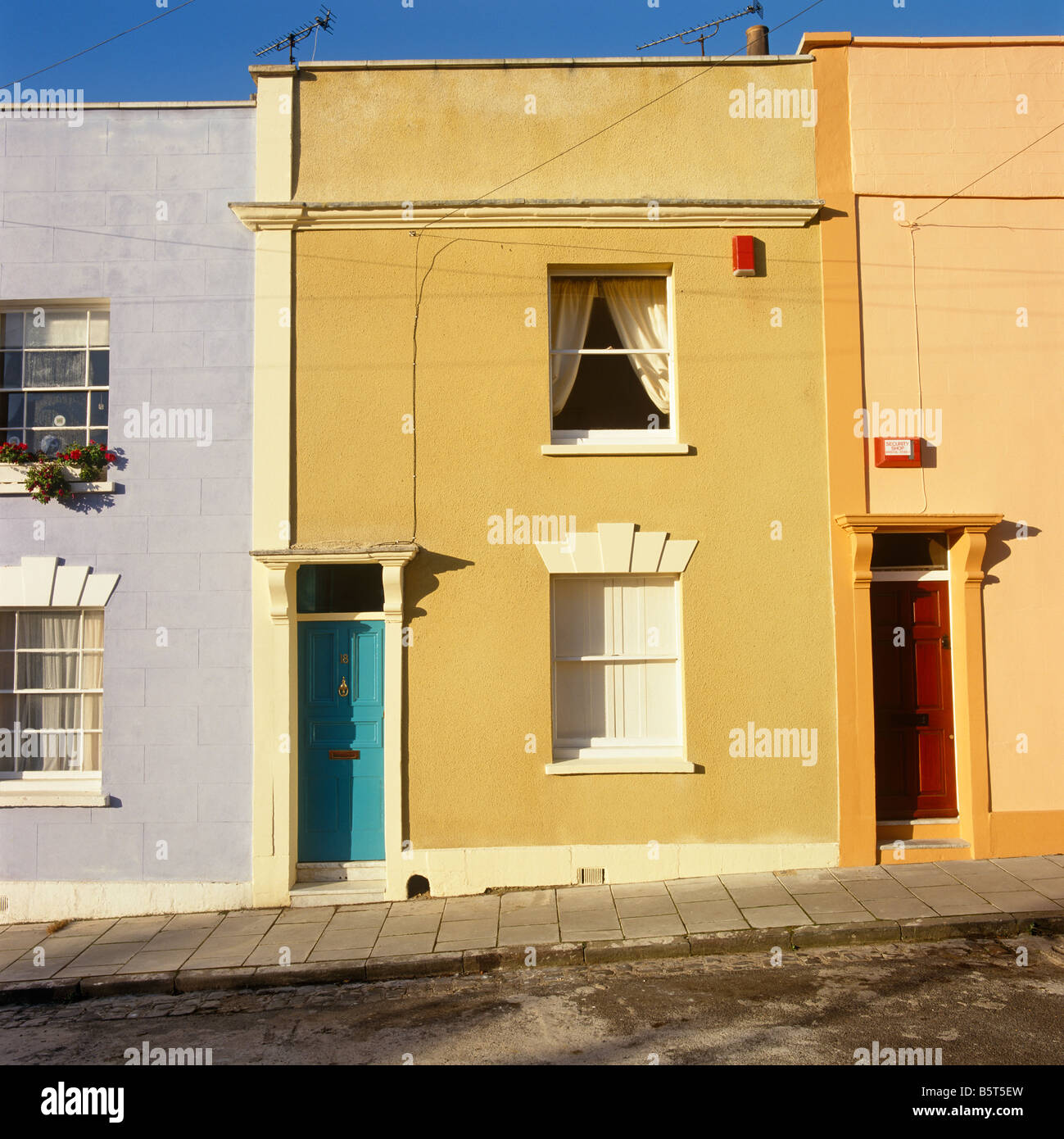Victorian terrace house Stock Photo