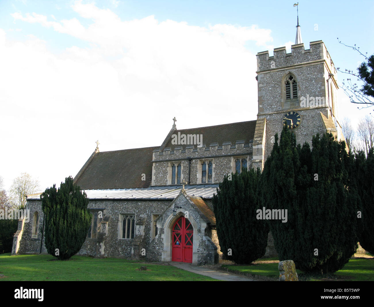 All Saints' church King's Langley village,Hertfordshire where Edmund de