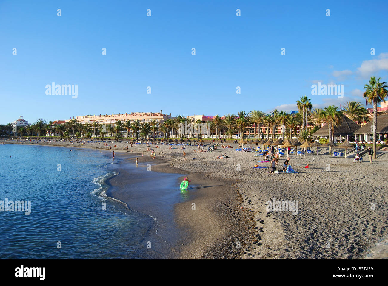 Playa Las Caletillas at sunset, Playa de las Americas, Tenerife, Canary  Islands, Spain Stock Photo - Alamy
