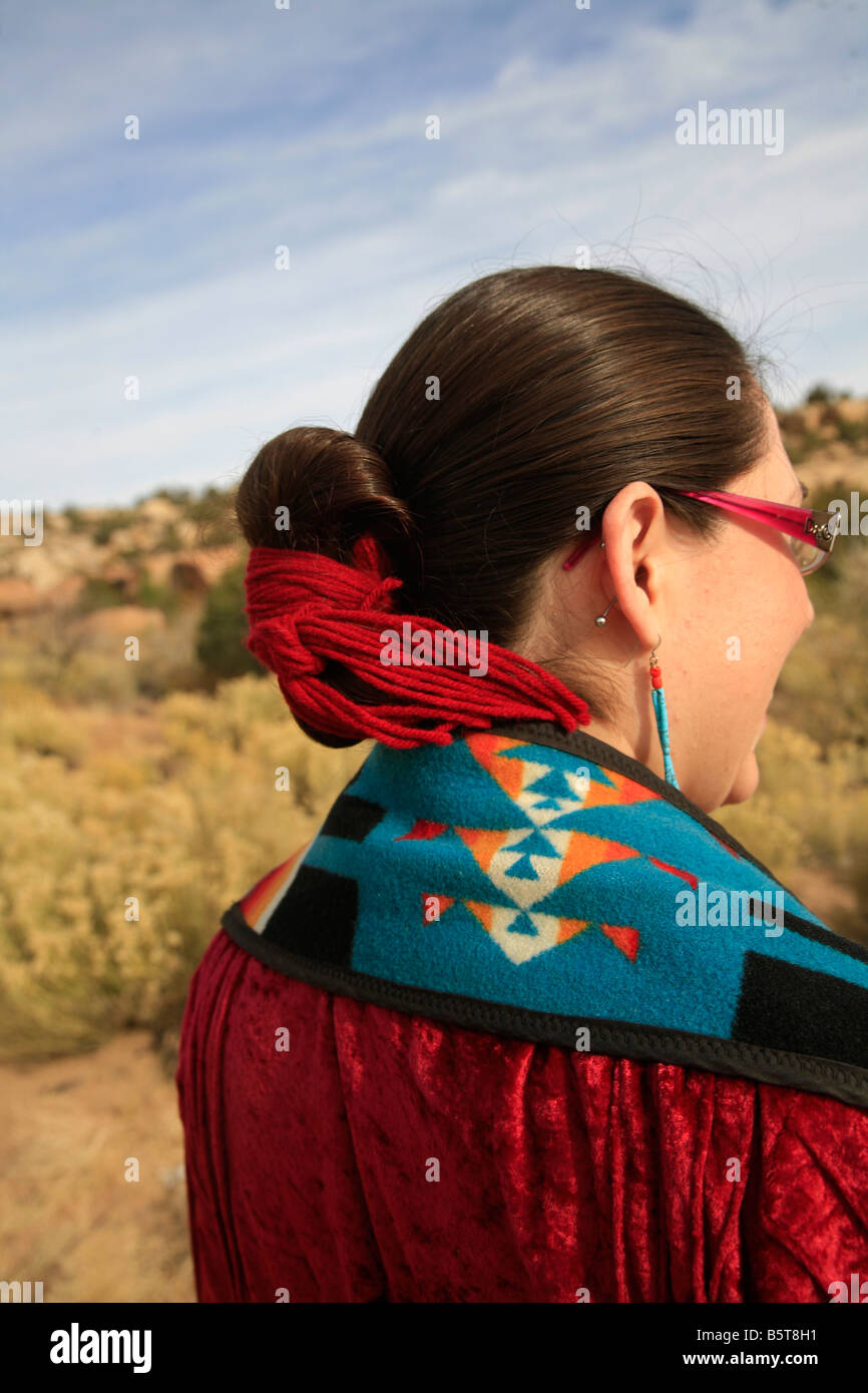 Navajo Navajo Reservation Arizona Stock Photo