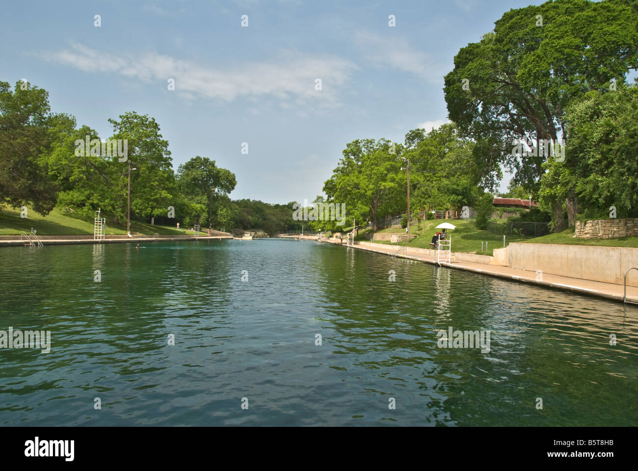 Texas Hill Country Austin Zilker Park Barton Springs Pool fed from