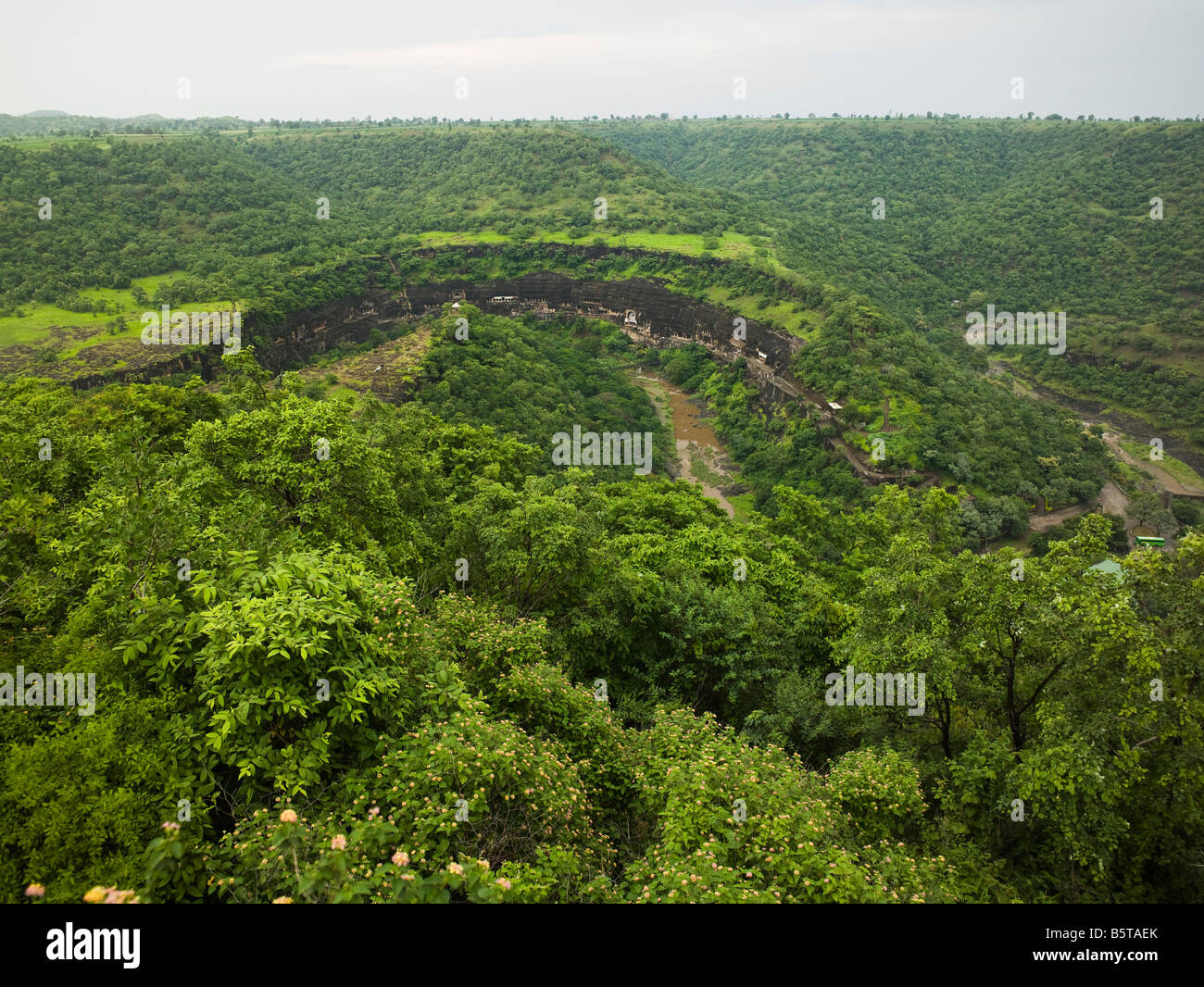Ajanta India caves Stock Photo