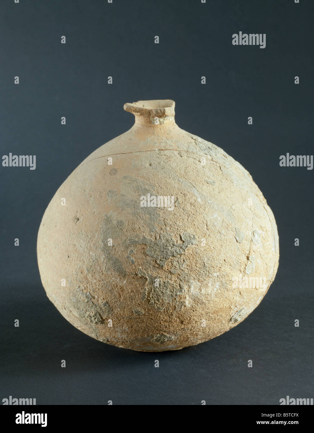 Pot from Kalibangan Indus Valley settlement. National Museum of New