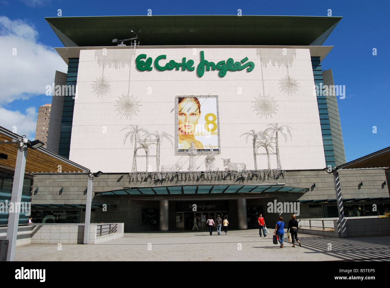 El Corte Ingles Department Store, Avenida Tres de Mayo, Santa Cruz de Tenerife, Tenerife, Canary Islands, Spain Stock Photo