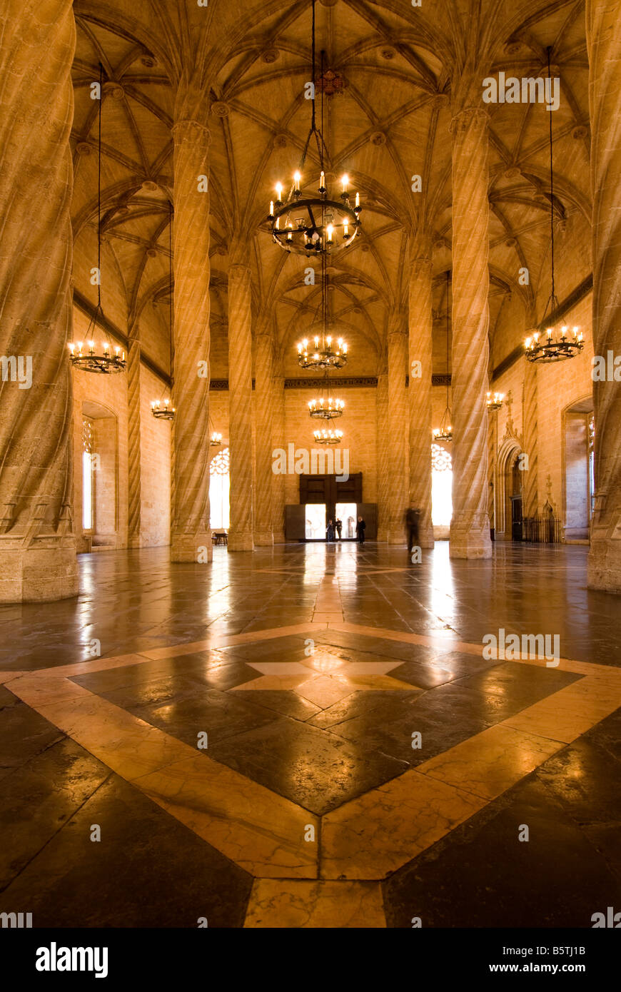 Former a commodity exchange hall La Lonja de la Seda in the historical