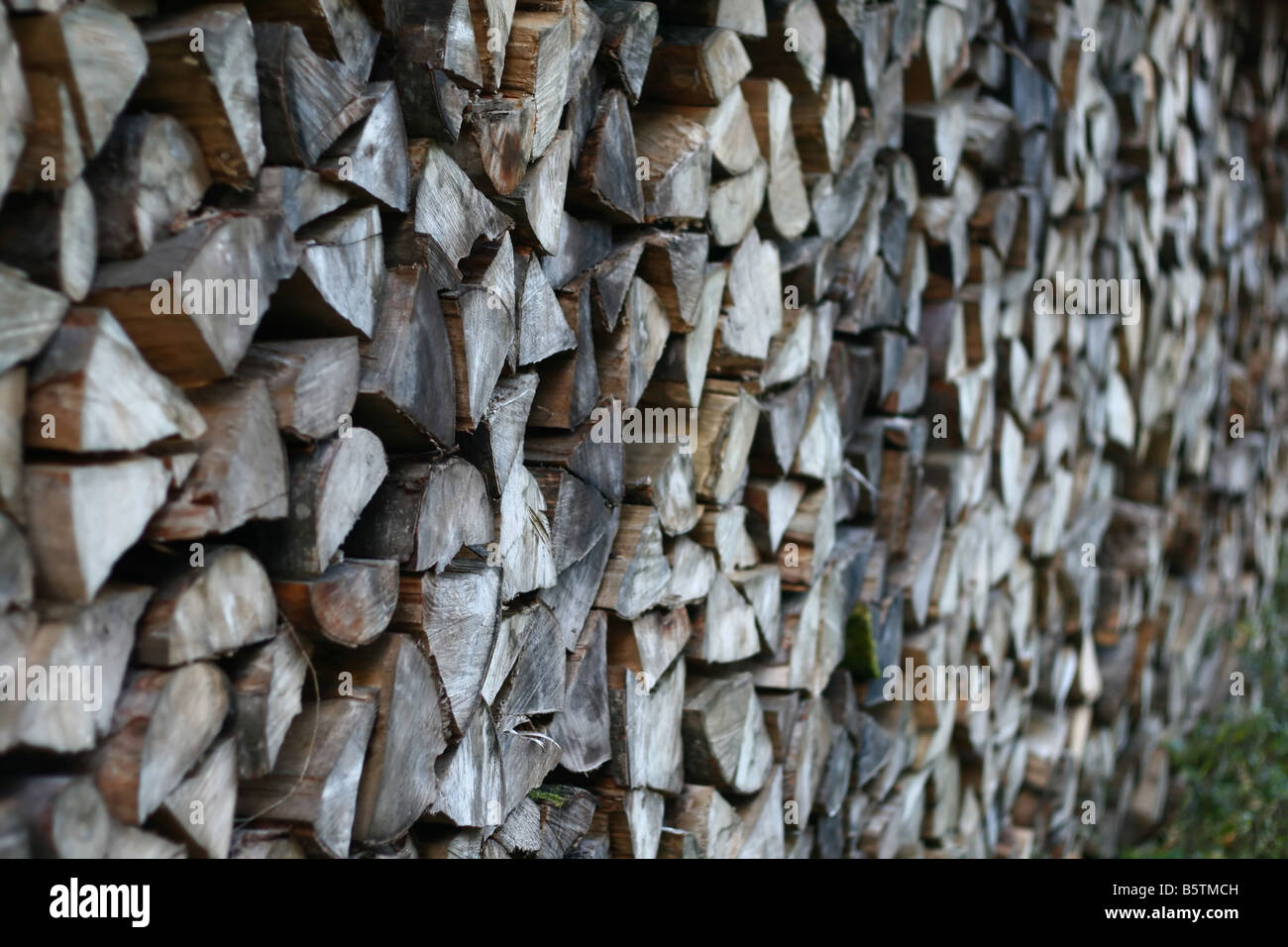 Chopped wood stack oak hi-res stock photography and images - Alamy