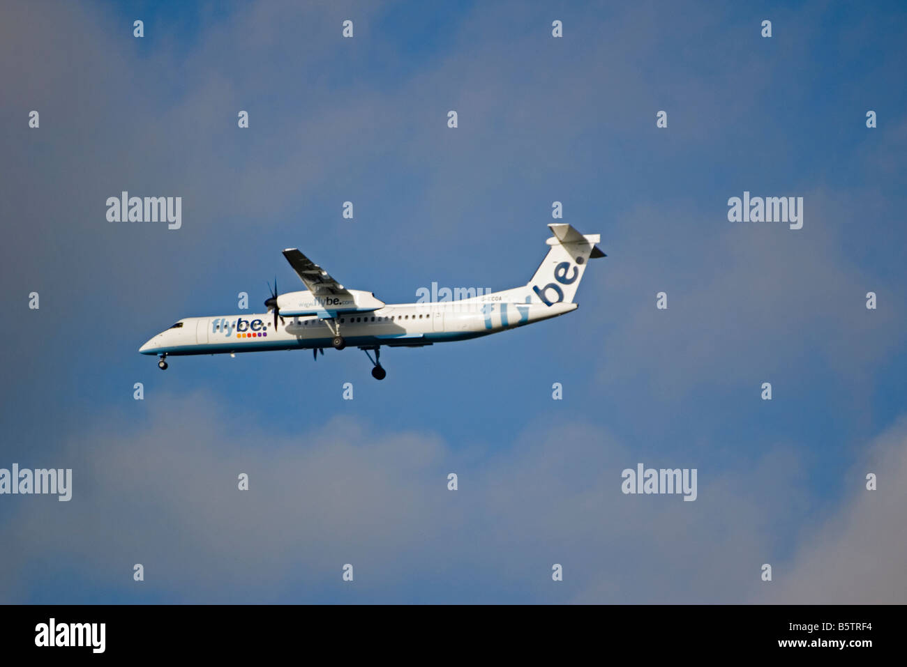 Fly Be Bombardier Dash 8 Q402 Aircraft G ECOA Stock Photo