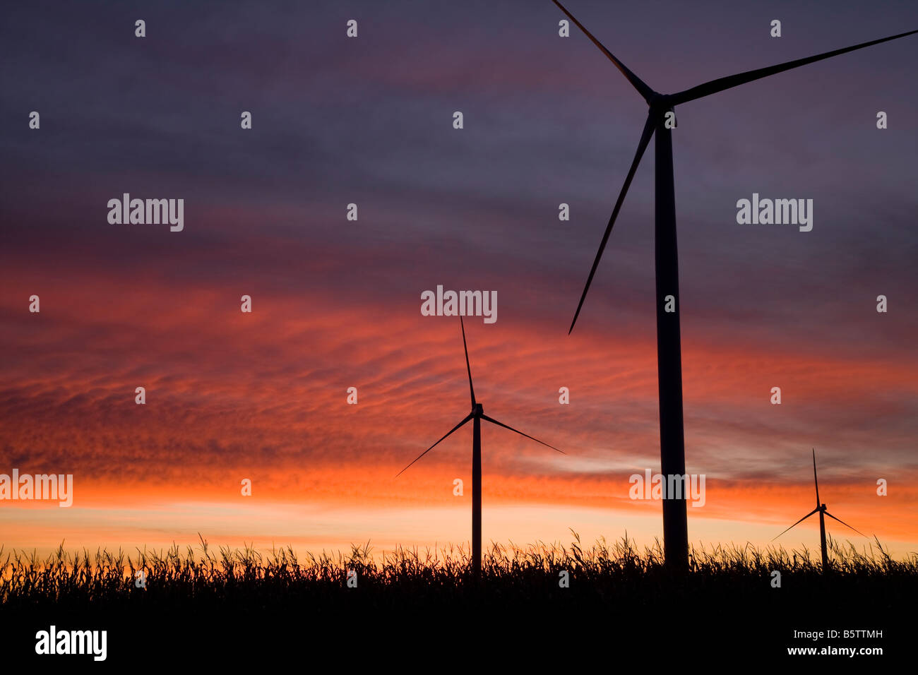 wind turbines, Howard County, Iowa Stock Photo Alamy