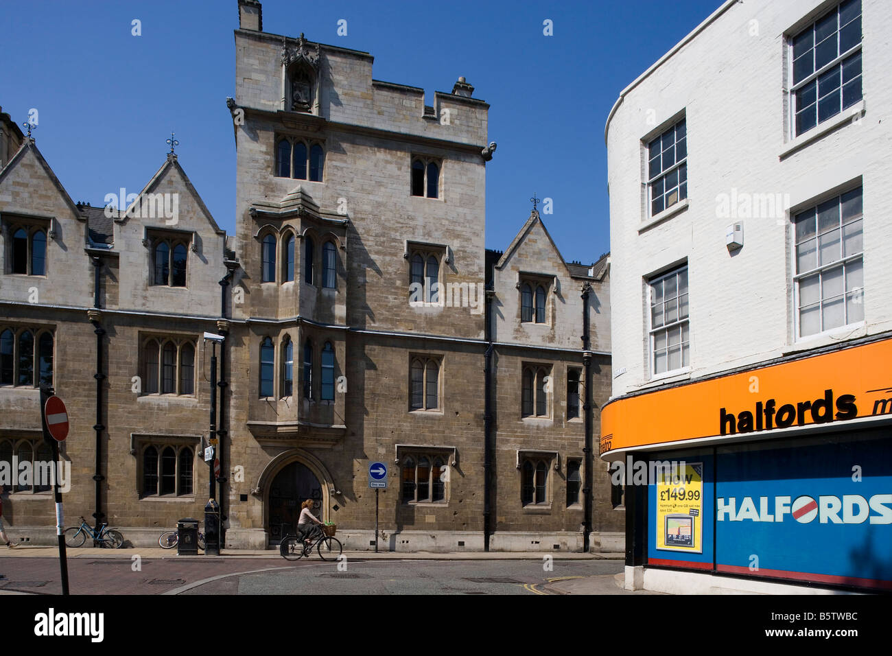 Cambridge Town center Typical houses Cambridgeshire UK Stock Photo Alamy