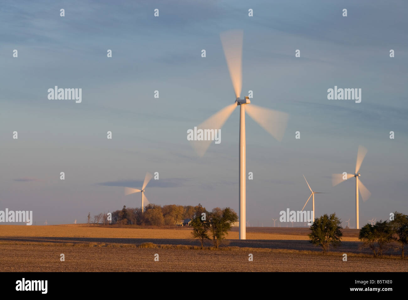 wind turbines, Howard County, Iowa Stock Photo Alamy