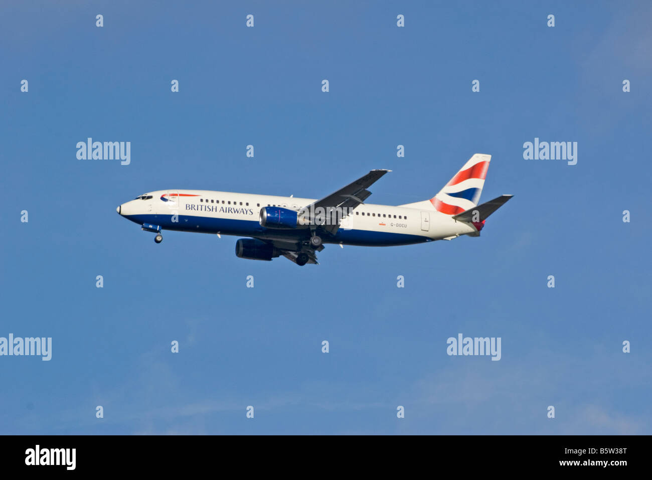 British Airways Boeing 737 436 G DOCU Aircraft Stock Photo