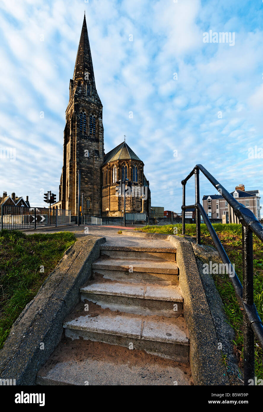 St George's Church Cullercoats Stock Photo