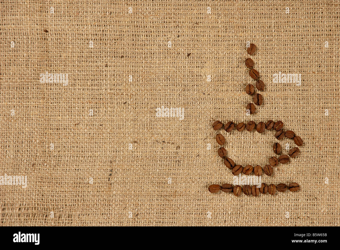 Coffee cup pattern Stock Photo Alamy