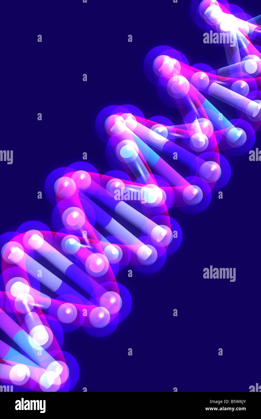 Double helix dna single hi-res stock photography and images - Alamy