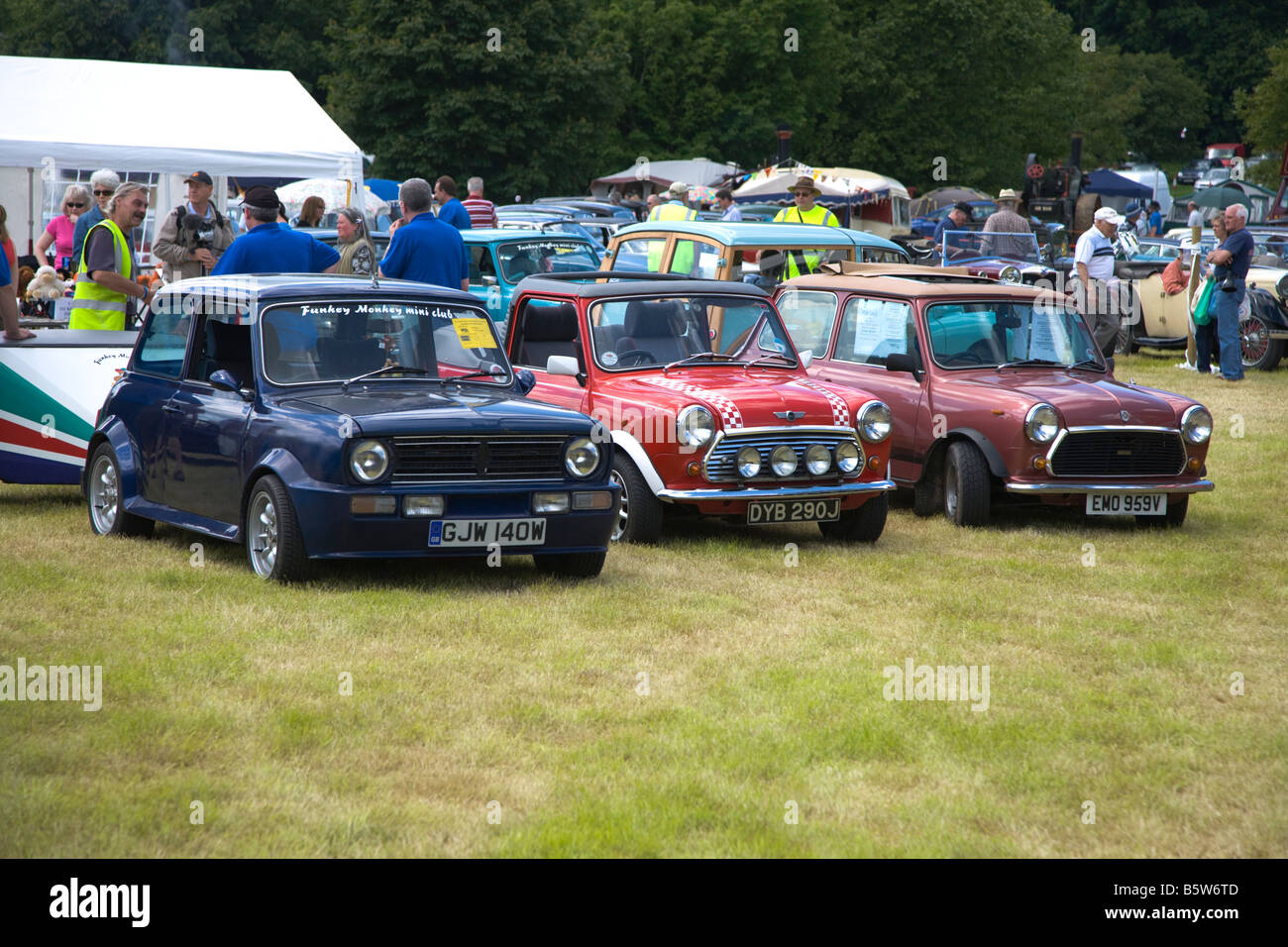 Wiltshire Steam vintage Rally England 2008 Mini cars Rover British