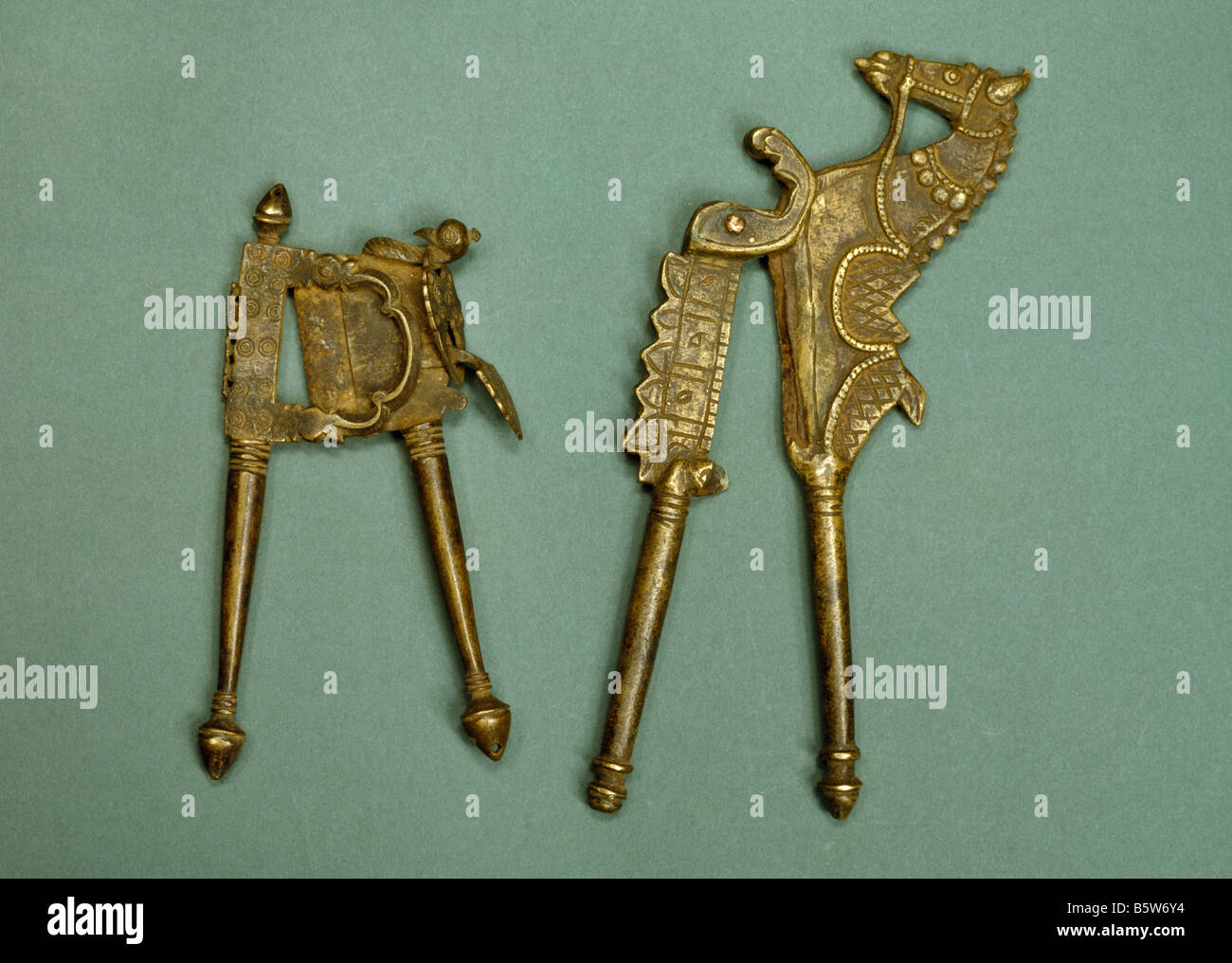Lost Wax Brass Elephant from Andhra Pradesh - 19thC Lost Wax Brass Elephant from Andhra Pradesh - 19thC