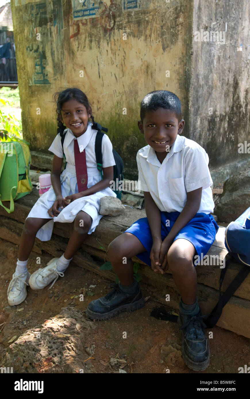 Schoolchildren, Sri Lanka Stock Photo