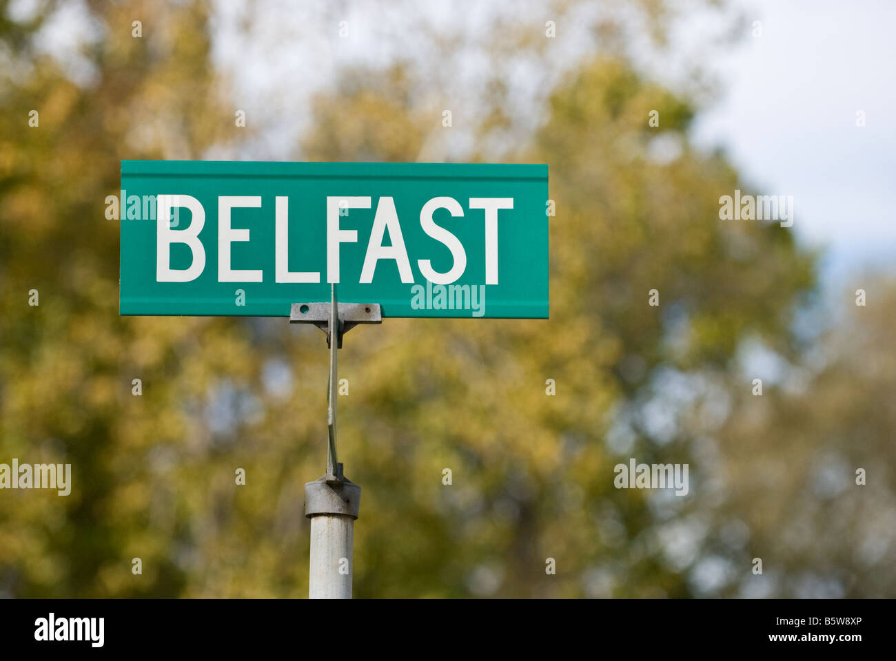 Belfast sign Stock Photo Alamy