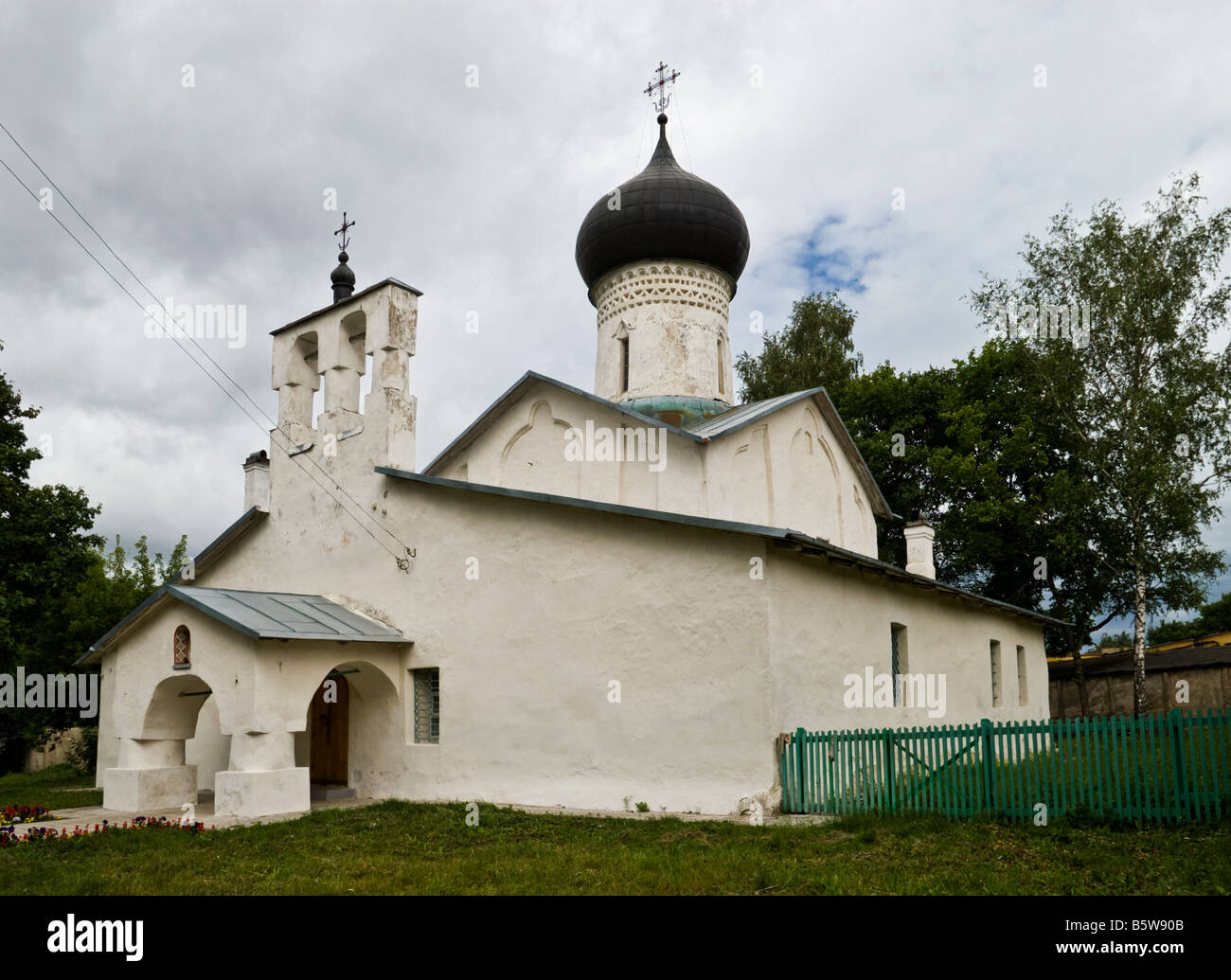 St. Joachim and Anna church (first half of 16th century) in Pskov (Russia) Stock Photo