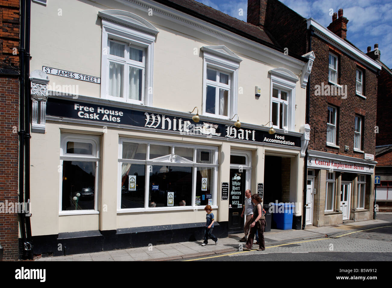 King s Lynn Town center Typical houses Norfolk UK Stock Photo Alamy