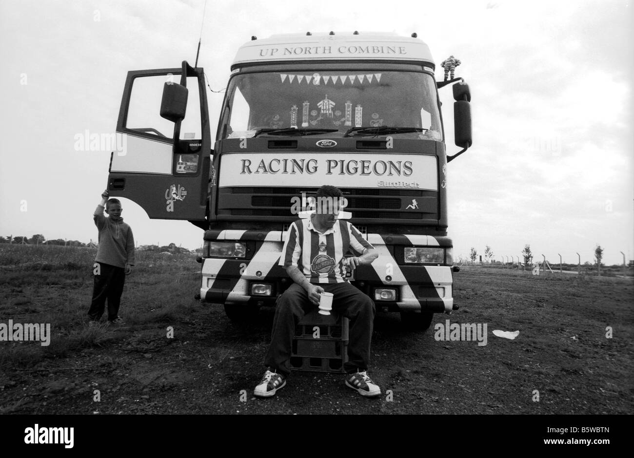Racing Pigeon Transport Stock Photos & Racing Pigeon Transport Stock