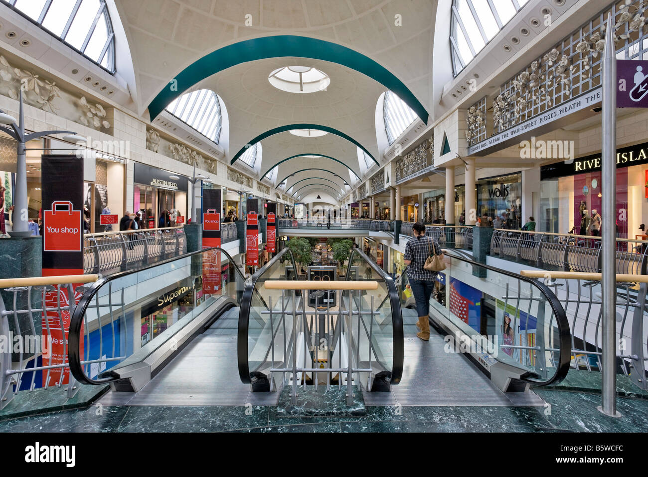 Bluewater Shopping Centre in Kent Stock Photo Alamy
