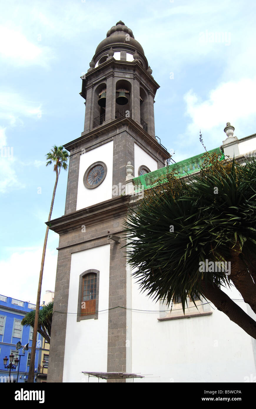 Santa Iglesia Catedral, Plaza de la Catedral, La Laguna, Tenerife, Canary Islands, Spain Stock Photo