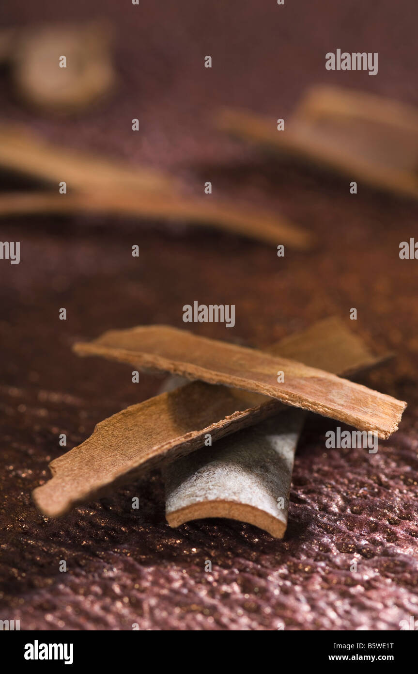 Close-up of cinnamon Stock Photo