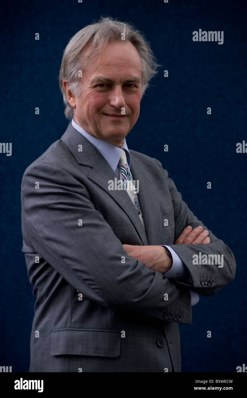 Clinton Richard Dawkins at the 2007 Edinburgh Book Festival. UK Stock Photo Alamy