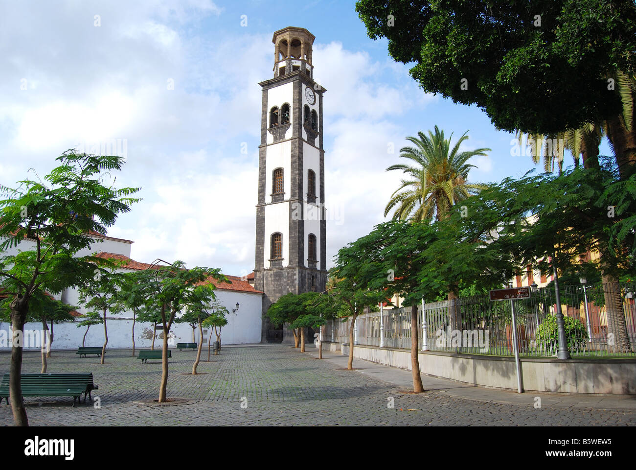 Iglesia de Nuestra Senora de la Conception, Plaza de La Iglesia, Santa Cruz de Tenerife, Tenerife, Canary Islands, Spain Stock Photo