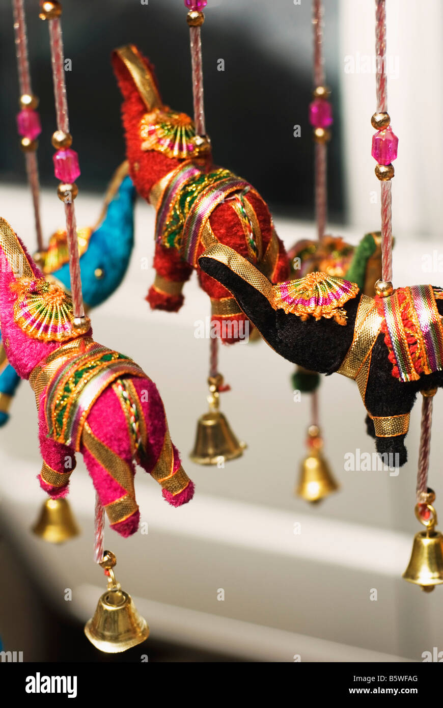 Close-up of stuffed elephant toys Stock Photo