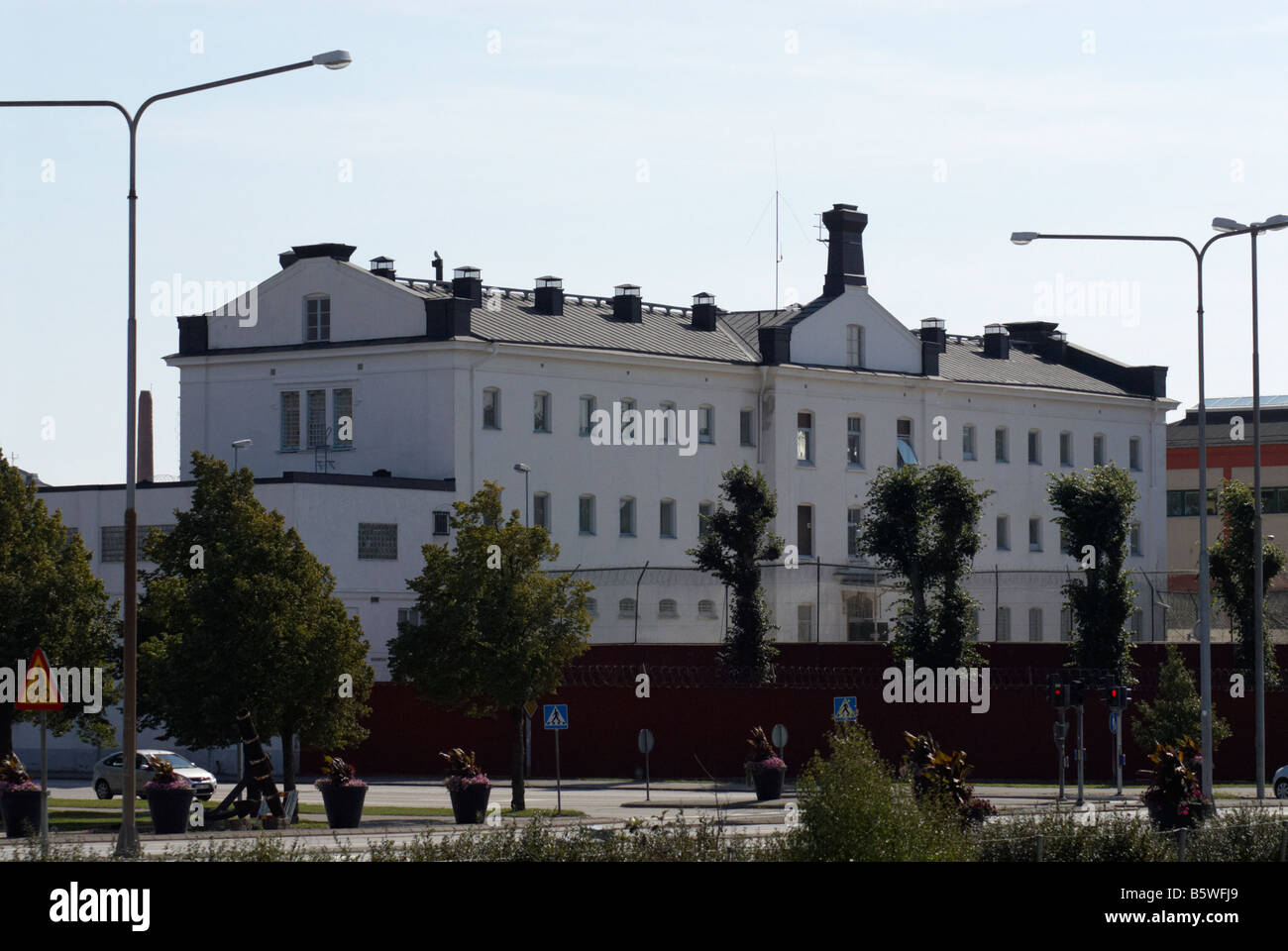 Prison in Karlskrona Stock Photo