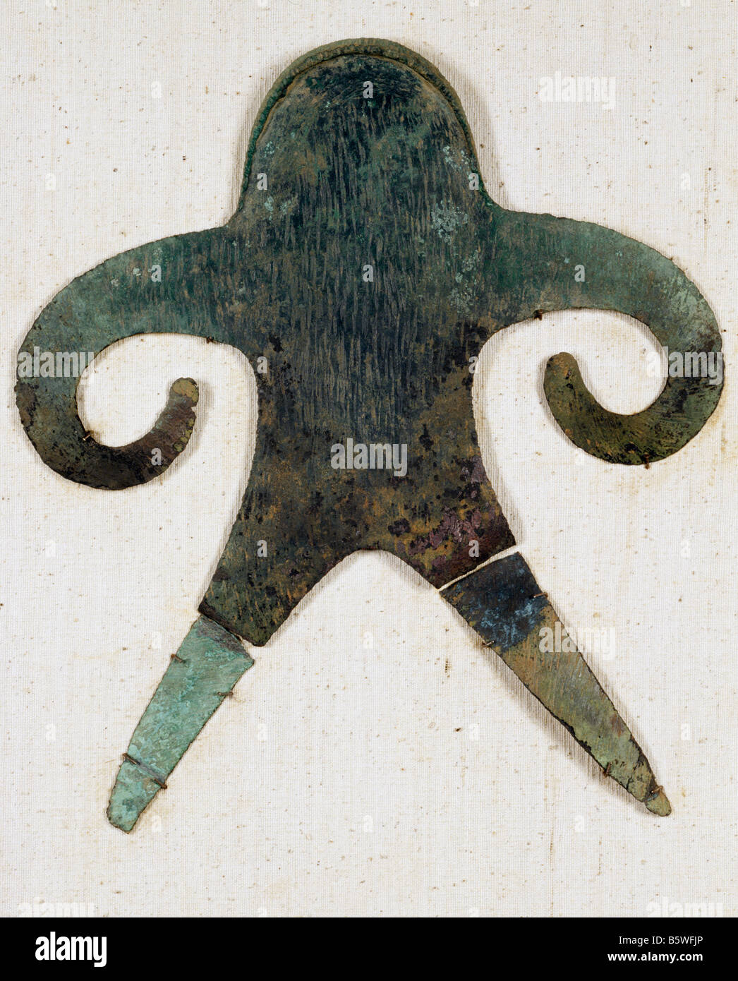 Copper anthropomorphic figure from Shahabad Uttar Pradesh Copper age c