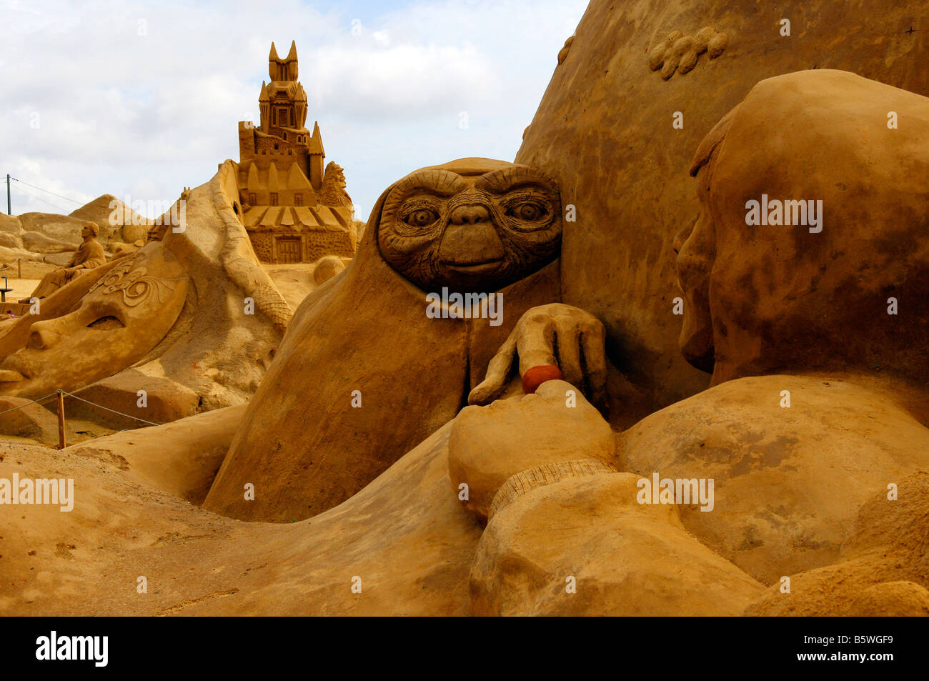 ET the movie the extra terrestrial alien spielberg Stock Photo - Alamy