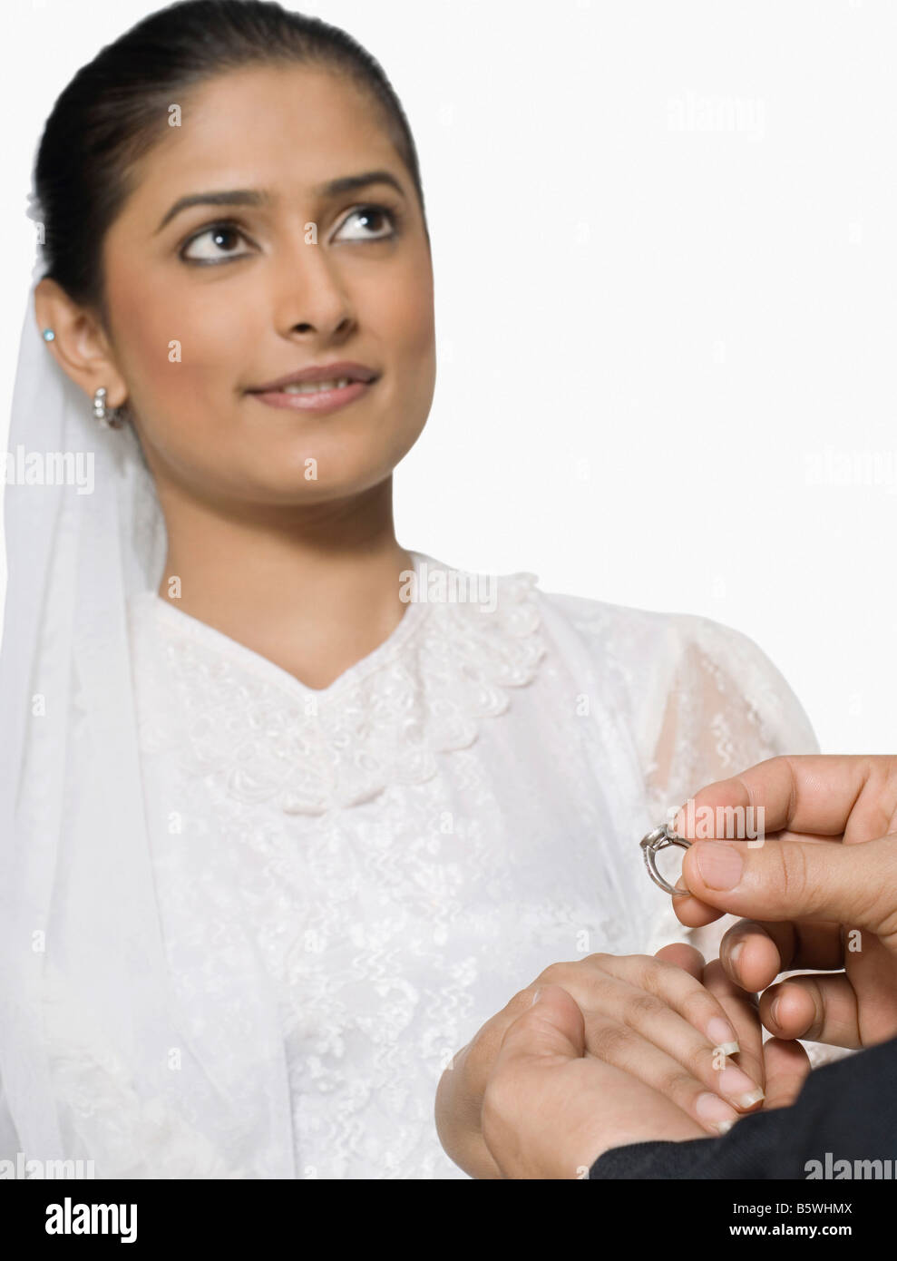 Indian couple engagement hands hi-res stock photography and images - Alamy