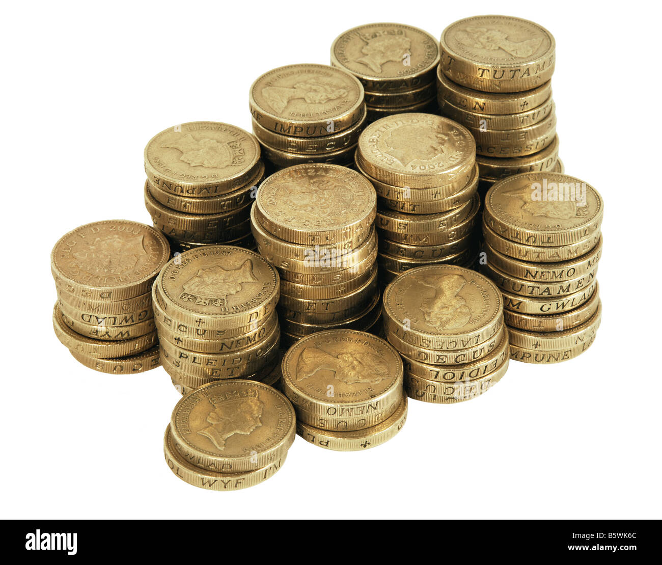 Stack Of Pound Coins