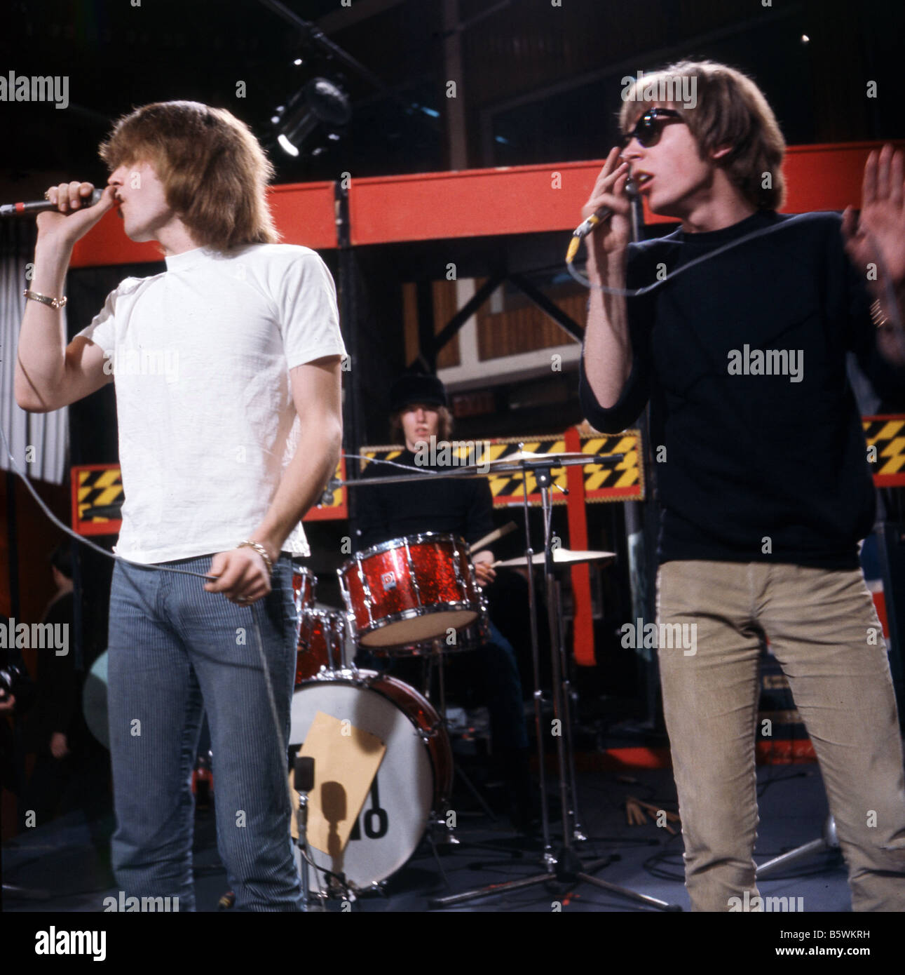 THE WALKER BROTHERS on UK TV s Ready Steady Go in January 1966 from left John Maus, Gary Leeds