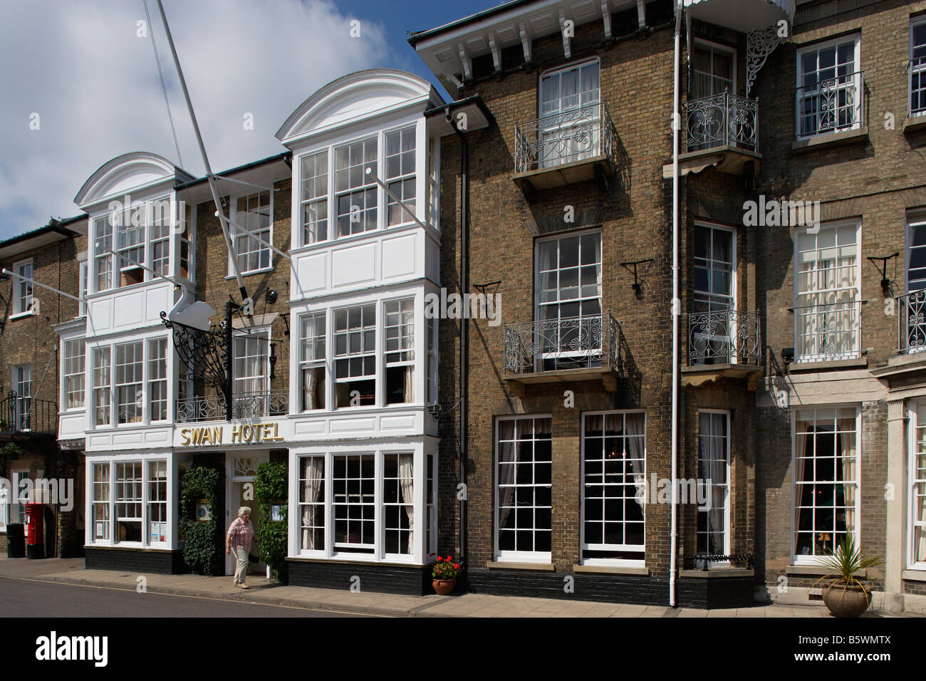 Southwold Town center Typical houses Suffolk Stock Photo Alamy
